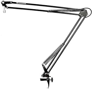 Microphone Suspension Boom Scissor Arm Stand