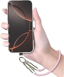 LC22C (2 in 1) 65W Fast Charging Nylon Lanyard Cable,30CM Cross-Body Phone Strap, Type-C to Type-C Data Cable,Durable Braided Design for Android Phones, Tablets & USB-C Devices - Black