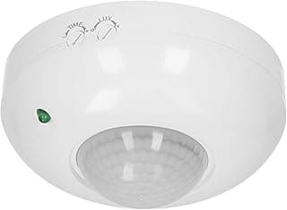 مستشعر حركة OR-CR-203، زاوية 360 درجة، 10-1200 وات، للتركيب في السقف (أبيض)