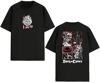 تيشيرت BLACK CLOVER 1 انمي اوفر سايز