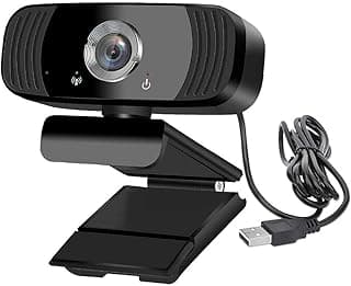 كاميرا ويب B3 بدقة 1080P Full HD بمنفذ USB للكمبيوتر واللابتوب مع ميكروفون (30 إطار في الثانية، 1920 x 1080)
