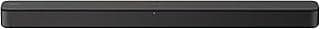S100F 2.0ch Soundbar with Bass Reflex Speaker, Integrated Tweeter and Bluetooth, (HTS100F), easy setup, compact, home office use with clear sound black