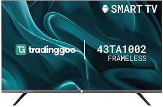 تلفزيون اندرويد ذكي بدون اطار بدقة FHD مقاس 43 بوصة من ترادينججو، نظام صوت ستيريو - 43TA1002