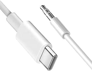 سلك نوع C الى AUX، USB C الى مقبس 3.5 ملم ذكر لسامسونج، محول كيبل AUX لسماعة الراس ستيريو السيارة USB C الى 3.5 ملم، نوت 10، جوجل بيكسل، هواوي، ايباد برو 18، ون بلس وغيرها من الاجهزة من النوع C