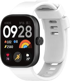 سوار حزام متوافق مع شاومي Redmi Watch 4 / شاومي Mi Band 8 Pro للرجال والنساء، حزام سيليكون بديل