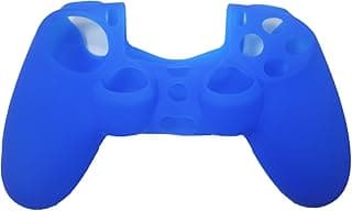 جراب يد تحكم PS5 من Hikfly، غطاء سيليكون لحماية يد تحكم بلايستيشن 5 مع أغطية أنالوج FPS Pro (أزرق)