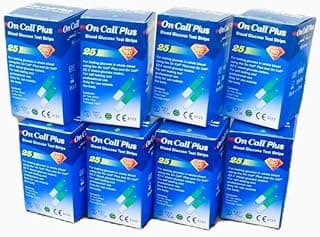 OnCool Plus Blood Sugar Test Strips 200 Strips