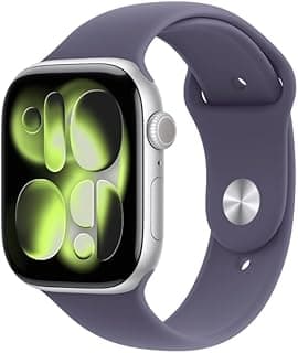 Watch Series 11 46mm Silver Aluminium Case GPS Sport Band (M/L) [Purple Fog]