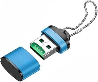 Card Reader Metal, Super Speed USB 3.0, Plug and Play, Compatible with Android/MacOs/Windows/Linux, High Speed Data Transfer, Easy To Use, Usb Interface, Easy To Carry, (Random colors received) (1)