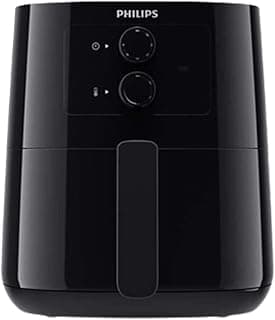 Philips Essential Air Fryer, 4.1L Capacity, Analogue, Black, 50 hz, 220V supply voltage - HD9200