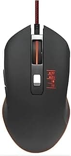 Gaming Mouse XP10 with 3600 DPI Sensor, 6 Programmable Macro Buttons, RGB Chroma Lighting, 20g Built-In Weight, 1000Hz Polling Rate, for FPS Gamers Hand User Left/Right