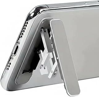 Mini Plastic Folding Phone Holder Desktop Ultra Thin Paste Integrated Carrying Mobile Phone Holder - GX