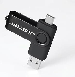 فلاشة USB 2.0 وType-C بسعة 64 جيجابايت | دوران 360 درجة, مقاوم للماء