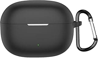 جراب متوافق مع سماعة ريلمي Buds T200 Lite، سيليكون، نحيف جداً، مقاوم للصدمات والخدش - اسود