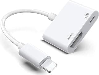 محول لايتنينج إلى HDMI، كابل مزامنة شاشة رقمي 1080P مع منفذ شحن للموبايل، ايباد، ايبود للتلفزيون/البروجيكتور/الشاشة، محول فيديو معتمد من MFi