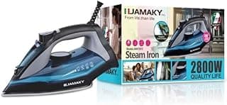 مكواة بخار للملابس Jmaki JMK1013 بقدرة 2800 وات، سعة 350 مل
