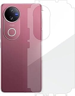استيكر ظهر، جيلاتين مط، مضاد للبصمات، حماية كاملة للجوانب متوافق مع Vivo V50 5G (قطعة واحدة)