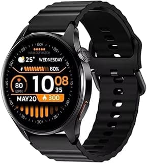 Smart Watch Compatible with Haylou 4S, Built-in GPS, 1.43” AMOLED 1000 Nits Display, Bluetooth Calling, 120+ Sports Modes, Fitness & Health Tracking, Supports Arabic Language, Long Battery Life