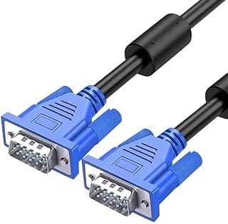 كابل شاشة VGA بطول 1.5 متر - توصيل الأجهزة مثل أجهزة الكمبيوتر والشاشات – جودة عالية