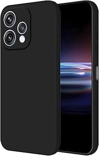 جراب لهاتف Oppo Reno15 5G / Oppo Reno 15 5G، جراب حماية (6.59 بوصة) سيليكون TPU سائل مع حماية من السقوط، غطاء سيليكون أسود