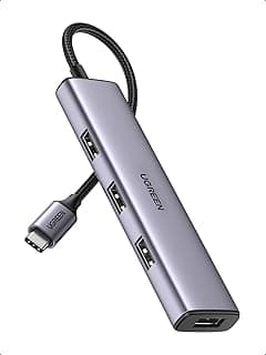 موزع USB نوع C من يوجرين، متعدد الألوان