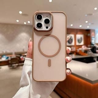Eco Case Silicon Luxury Metal Lens Camera Protection Meg*Safe Phone Case for iPhone 11 Wireless Charging Cover - Clear Back Slim (Desert Titanium)