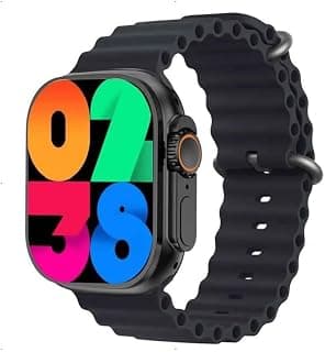 X9 Ultra 2 Smart Watch (2 X9 Ultra)-Smart Watch -Waterproof -Bluetooth-Support System Arabic Language & English-Other Languages -2.2 Inch Screen -NFC -Wireless Charging (Black)