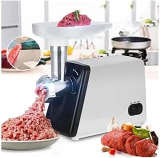 Suwokani SK-312 Electric Meat Grinder, 2500W Max Power, 3 in 1 Multifunctional Electric Meat Grinder, Sausage Filler, 1 Slicing Blade, 3 Grinding Plates and Cup Accessories.(Sk-312 2500w)