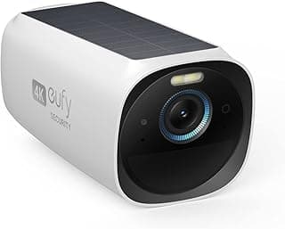 كاميرا إضافية eufyCam 3، كاميرا مراقبة خارجية لاسلكية، كاميرا 4K، طاقة مستمرة مع لوح شمسي، ذكاء اصطناعي للتعرف على الوجوه، مساحة تخزين محلية قابلة للتوسيع، كشاف، تتطلب HomeBase 3