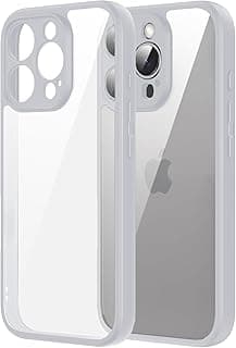 Compatible with iPhone 11 Pro Case Transparent, Military-Grade Shockproof Anti-Yellowing, Slim Protective Phone Case Full Bumper Cover With Camera Protective - Blue (Gray)