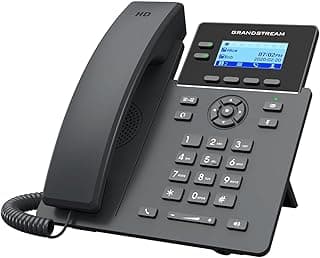 Networks GRP2602P téléphone fixe Noir 2 lignes LCD