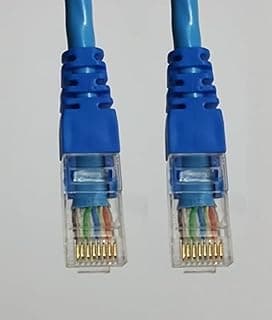 Cat 6 Ethernet Cable with Rj45 25 Meter Ready to Use Assembled in Egypt Any Color