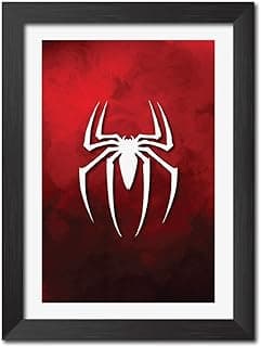 Naia - Wooden Poster Design Spider-Man Logo - 60x40cm