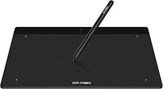 XP-PEN Deco Fun L 10x6 Inches Graphic Tablet, 8192 Pressure Levels, Battery-Free Stylus, Ideal for Online Teaching, Animation, VFX & Design Beginners, Supports Windows/Mac/Linux/Android - Black