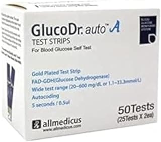 gluco Dr auto test strips 50 strip