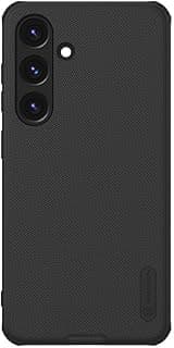 جراب لهاتف سامسونج Galaxy S24، غطاء خلفي صلب Nillkin Frosted Shield (أسود)