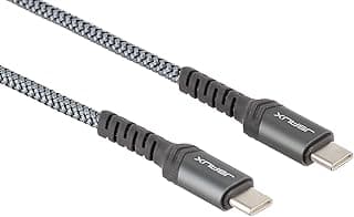 كابل USB C إلى USB C 2.0، 5A، سلسلة Armor، 2 متر، رمادي