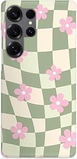 Groovy Blooms Silicone Printed mobile case compatible with Samsung Galaxy S23 Ultra