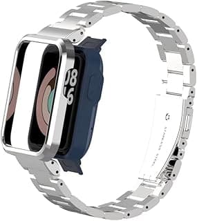 Replacement Tires Compatible with Xiaomi Mi Watch Lite/Redmi Watch Lite,Business Metal Stainless Steel Bracelet Watch Strap for Redmi Watch Lite Fitness Tracker