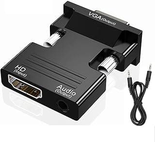 محول HDMI إلى VGA للكمبيوتر واللابتوب إلى شاشة HDTV وجهاز عرض