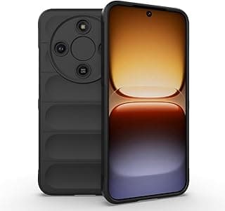 جراب متوافق مع Honor X9D 5G ، - غطاء مزدوج الحماية مصقول مقاوم للصدمات مع حماية للكاميرا - غطاء واقي مضاد للخدش شديد التحمل فائق الجودة و مقاوم للانزلاق - أسود