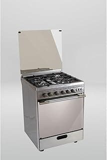 Cooker Techno Technogaz Phantom 4 Burners 60 * 60 cm Full Safety Blossom Holders - Stainless