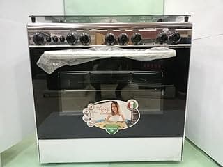 tecnogas gas cooker maestro 60x80 cm Stainless steel with oven fan and Cast Iron