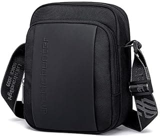 شنطة كتف كاجوال رجالي ARCTIC HUNTER K00542 مقاس 9.7 بوصة مقاومة للماء أسود