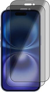 IPhone 16 Privacy Screen Protector, Easy Installation, Anti-Drop, Anti-Scratch, Case Friendly, 28° Anti-Spy, Anti-Fingerprint, Bubble Free, Grey (Apple iPhone 16 (6.1"))