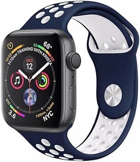 حزام رياضي سيليكون لساعة ابل مقاس 49 مم 45 مم 44 مم 42 مم، حزام بديل ناعم متوافق مع iWatch Series ultra/8/7/SE/6/5/4/3/2/1