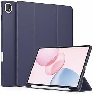 جراب Dl3 Mobilak لجهاز Honor Pad X7 8.7 بوصة 2025 مع مكان للقلم، غطاء حماية ذكي قابل للطي من TPU ناعم، خاصية النوم والاستيقاظ التلقائي (أزرق)