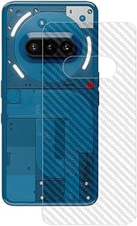 استيكر خلفي كاربون فايبر من ARROWS مضاد للخدش وسهل التركيب متوافق مع Nothing Phone 3a - ليس زجاج (قطعة واحدة)