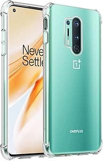 ذCase for OnePlus 8 Pro ذClear, Corner Shockproof Protective Phone Case Soft TPU Slim Thin Case for OnePlus 8 Pro - Clear