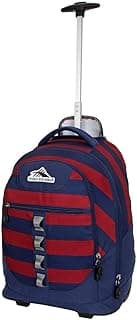 Opie Wheeled Backpack Rugby Stripe